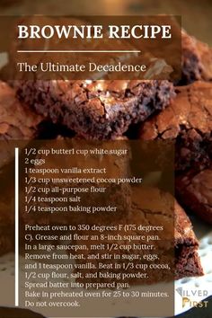 the ultimate brownie recipe for chocolate lovers