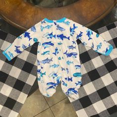 Wonder Nation Blue/White Shark Footed Sleeper. Size Preemie. This Is Brand New /Never Worn!! Super Cute!! Has Built In Mittens In The Sleeves. Message Me With Any Questions!! Price Is Negotiable So Send Me An Offer! Bundle To Save Lots More!! #Wondernation #Wondernationsleeper #Wondernationsleepersizepreemie #Preemie #Preemiesleeper #Preemiefootessleeper Casual Blue Printed Onesie, Casual Long Sleeve Blue Onesie, White Printed Onesie For Bedtime, Blue Long Sleeve Onesie With Cartoon Print, White Onesie With Cartoon Print For Playwear, White Cartoon Print Onesie For Playwear, White Onesie With Cartoon Print For Sleepover, Casual Blue Onesie For Playtime, Cute Blue Onesie For Sleepover