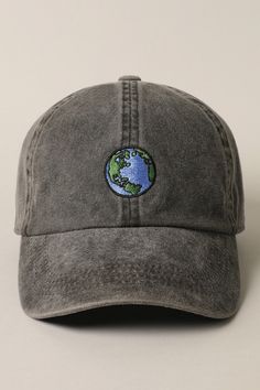 The cutest baseball cap, a must-have item for every seasons and daily! This custom embroidery baseball cap is the perfect choice for everybody! Perfect for dog-walking, the beach, the gym, the pool, and every day wear! It's fully adjustable and easy to style! ** 🧢 Detail & Features 🧢 ** Made from 100% cotton. Professional quality embroidered EARTH stitching. Lightweight & durable, with adjustable metal buckle back closure. *Subtle embroidered EARTH Icon *Simple and comfortable hat for Cheap Novelty Adjustable Baseball Cap, Cheap Embroidered Baseball Cap One Size Fits Most, Trendy Snapback Baseball Cap For Outdoor Activities, Cotton Baseball Cap For Outdoor Activities, Outdoor Snapback Baseball Cap With Embroidered Patch, Outdoor Baseball Cap With Embroidered Patch And Curved Bill, Beach Baseball Cap With Curved Bill For Baseball Season, Casual Snapback Hat With Embroidered Patch, Casual Hats With Letter Embroidery For Baseball Season