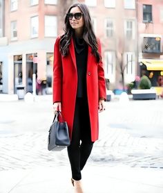 Women&apos;s Long Red Wool Coat
Elevate your cold-weather style with the Diane Women&apos;s Red Wool Coat. Crafted with care, this coat is more than just outerwear; it&apos;s an expression of elegance and confidence. The single-breasted design complements fashion-forward ladies, offering a flattering silhouette. The rich red color adds a touch of vibrancy to your winter ensemble. Whether you&apos;re attending a formal event or wearing it in chilly outings, this coat is your ultimate companion for both warmth and style. Red Single Breasted Wool Coat For Winter, Red Coat Outfit Winter, Luxury Red Wool Coat For Work, Red Trench Coat Outfit, New York Outfits Fall, Red Purse Outfit, Elegant Red Wool Coat, Red Coat Outfit, Light Wash Jeans Outfit