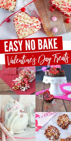 easy no bake valentine's day treats