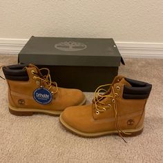 Women’s Timberland Boots Double Collar Double Collar, Timberlands Shoes, Timberlands Women, Timberland Shoes, Timberland Boots, Lace Up Boots, Shoe Laces, Size 7, Lace Up