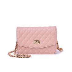 Express your trendiness by sporting this fabulous women's crossbody wallet by Mellow World, featuring a stylish quilted design. HANDBAG FEATURES Strap can be folded for shorter carry or tucked in to use as a clutch HANDBAG DETAILS 5"H x 7.5"W x 1.5"D Drop down length: 21.5" Twist-lock closure Chain-link straps Interior: 1 zip pocket Gold tone hardware FABRIC & CARE Faux Leather Polyester lining Spot clean Gift Givers: This item ships in its original packaging. If intended as a gift, the packagin Chic Quilted Wallet On Chain, Chic Quilted Wallet On Chain For Everyday, Quilted Rectangular Wallet On Chain For Everyday, Everyday Quilted Rectangular Wallet On Chain, Quilted Rectangular Wallet On Chain, Quilted Crossbody Wallet For Everyday Use, Everyday Quilted Crossbody Wallet On Chain, Cleaning Gift, Misty Rose