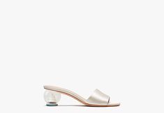 Love Slide Sandals | Kate Spade New York Significant Other Gifts, Wedding Sandals For Bride, Jewelry Gift Guide, White Sandals Heels, Bridal Sandals, Honky Tonk, June Wedding, Ivory Bridal, Cozy Gift