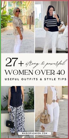 Revamp your style with 26 modern tips that keep fashion timeless for women over 40. Embrace sophistication and freshness in your wardrobe. Save this pin for essential fashion advice that ensures you look stunning every day! Style tips for women over 40 | Modern woman fashion | Fashion tips over 40 | Powerful style tips | Over 40 fashion guide | Chic looks for women 40  | Style advice for mature women | 40  fashion tips | Modern fashion for women | Stylish outfits for women over 40 | Fashion advice for women | Mature style tips | Women’s fashion over 40 | Modern style inspiration | Powerful fashion for women Chic Looks For Women, Women Stylish Outfits, Women Over 40 Fashion, Powerful Fashion, Stylish Outfits For Women, Essential Fashion, Celebrity Style Icons, 40 Fashion