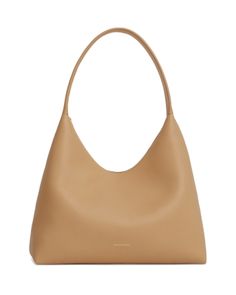 Mansur Gavriel Candy Medium Leather Hobo Bag Chic Hobo Bag With Smooth Grain For Shopping, Chic Smooth Grain Hobo Bag For Shopping, Chic Square Bag With Smooth Grain, Classic Hobo Bag For Shopping, Modern Smooth Grain Shoulder Bag For Shopping, Luxury Hobo Bag With Smooth Grain For Shopping, Luxury Smooth Grain Hobo Bag For Shopping, Chic Smooth Grain Shoulder Bag For Shopping, Square Leather Hobo Bag With Dust Bag