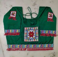 Handmade designer beads work blouse for women Bohemian Tops With Multicolor Embroidery And Unstitched Blouse, Designer Multicolor Festive Blouse, Green Tops With Motifs For Festivals, Traditional Handmade Multicolor Tops, Traditional Multicolor Handmade Tops, Embellished Multicolor Blouse For Festivals, Designer Multicolor Blouse Piece, Embellished Green Blouse For Festivals, Festive Green Tops With Motifs