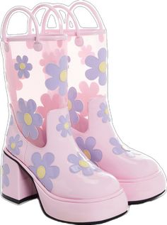 Trendy Spring Platform Boots, Trendy Platform Boots For Spring, Trendy Summer Platform Boots, Cute Spring Platform Boots, Trendy Spring Rain Boots With Round Toe, Trendy Chunky Platform Boots For Spring, Trendy Spring Platform Boots With Chunky Platform, Spring Trendy Chunky Platform Boots, Trendy Chunky Platform Spring Boots