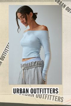 Effortless cool Out From Under tee in a slouchy, cropped silhouette. Designed in a so soft knit featuring a wide boatneck that can be worn on or off-the-shoulder, long sleeves and raw edge finishings. Only at Urban Outfitters. Features Out From Under cotton compression boatneck long sleeve tee Off-the-shoulder long sleeve top Soft and stretchy jersey knit Wide boatneck with long sleeves Slim body-skimming fit Cropped length Easy pull-on style UO exclusive Content + Care 90% Cotton, 10% spandex M Stretch Long Sleeve Cropped Sweater For Summer, Seamless Long Sleeve Tops For Summer, Seamless Long Sleeve Summer Tops, Solid Cropped Long Sleeve Top For Spring, Cropped Long Sleeve Top For Spring, Casual Solid Cropped Long Sleeve Top, Casual Solid Color Cropped Long Sleeve Top, Casual Long Sleeve Seamless Crop Top, Long Sleeve Seamless Crop Top For Loungewear