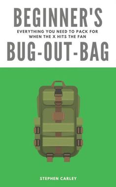 the book cover for beginner's bug - out bag