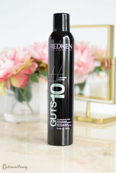 If your hair is flat and you want to add a little volume at the roots, you need a great root volumizer! Redken Guts 10 is my favorite root volumizer. It sprays on and really helps add long lasting volume right where you need it the most. Triangle Hair, Bouncy Hair, Advertising Strategies, Flat Hair, Hair Spa, Good Hair Day, Cut My Hair, Volume Hair