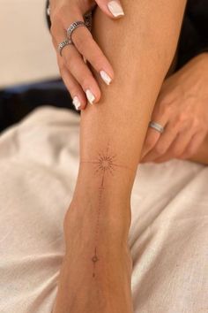 #BEAUTY, #RELATIONSHIPS #Fashion #Animals #Outfits #Winter Outfits #Animals Inner Ankle Tattoos, Small Spiritual Tattoos, Calf Tattoos For Women, Whimsical Stars, Ankle Tattoo Ideas, Creative Tattoo Ideas, Ankle Tattoo Designs, Tattoo Spots, Ankle Tattoos For Women