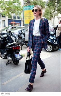 tartan suit Estilo Hipster, Easy Fashion, New Rock, Looks Street Style, Business Formal, Winter Mode, Mode Inspo