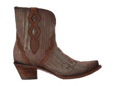 The Corral® C3292 boot offers a ruggedly refined look to add an edgy touch to your style. Pull-on cowgirl boot with sturdy leather pull straps. Premium leather upper with a scoured finish. Features leather trim and concho accent with leather fringe. Intricate stitching and brass stud accents on vamp. Printed leather lining for a comfortable fit and feel. Cushioned leather footbed for underfoot comfort. Slight spur ridge for an added touch of Western style. Stacked leather heel with a scoured fin Corral Boots, Cowgirl Boot, Western Cowgirls, Western Cowgirl, Leather Fringe, Leather Pulls, Cowgirl Boots, Printed Leather, Western Fashion