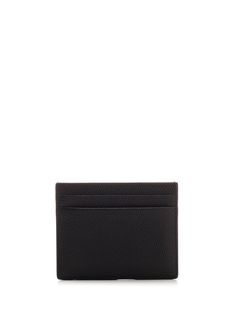 External material: 100% Calf leather Modern Leather Wallets With Logo Plaque, Designer Leather Card Holder With Logo, Black Leather Card Holder With Logo Plaque, Modern Business Card Holder With Logo Plaque, Leather Card Holder With Logo Plaque For Everyday, Chic Leather Card Holder With Card Slots, Elegant Card Holder With Logo Plaque For Business, Elegant Business Card Holder With Logo Plaque, Elegant Leather Business Card Holder