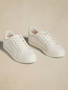 Lace-Up Sneaker | Banana Republic Factory Comfortable Lace-up Sneakers With Elastic Laces, Synthetic Sneakers With Elastic Laces And Round Toe, Synthetic Sneakers With Round Toe, Lace-up Sneakers With Ortholite Insole And White Sole, Lace-up Sneakers With Removable Insole And White Sole, Synthetic Lace-up Sneakers With Laces, Lace-up Synthetic Sneakers, Synthetic Lace-up Sneakers, Lace-up Synthetic Sneakers With Removable Insole