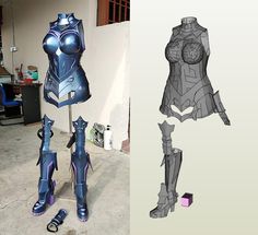 Hello! This is the Mash Kyrielight Armor pepakura file. Before purchasing, I would like to remind you that this pdo file mainly provides you with a basic version. The details need to be carved by yourself. On the left is the complete set of mash armor I made.  The details above are what I added later. I re-drawed the armor of the thighs and hands But other than that, I use file to make everything, so you can rest assured. Regarding the production of shoes, it is recommended that you buy a pair of shoes and attach the armor to the shoes. This download include: hand.pdo leg.pdo leg2.pdo body.pdo shoe.pdo fullbody.pdo It must be opened with pepakura software to use it! Enjoy and hope you succeed in making *Do not accept sharing and resale* Fgo Mash, Mash Kyrielight, Armor Shoes, Cosplay Wings, Wings Drawing, Cosplay Armor, Wings Costume, Black Wings, Photo Ideas