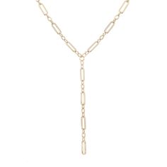 The Dean Lariat has a large multi link shape, fastened with a with lobster clasp. This piece worn by the model is stacked with other chains and lariats for maximum impact, however this lariat is a perfect stand alone piece. Material: Brass Plating: 10k Gold Y necklace has a clear protective coating to prevent from quick wear and tarnishing. 4 Length Options: 16" with a 5" drop, 18" with a 5" drop 24" with an 5" drop or 30" with an 4" drop. Chain measures: 8mm wide Clasp Measures: 15mm Our jewelr Double Chain Lariat Necklace, Minimalist Double Chain Lariat Necklace, Adjustable Chain Lariat Necklace For Layering, Timeless Lariat Chain Necklace With Adjustable Chain, Timeless Adjustable Lariat Chain Necklace, Timeless Lariat Chain Necklace, Adjustable Long Drop Lariat Necklace For Layering, Modern Lariat Chain Jewelry, Adjustable Chain Lariat Toggle Necklace