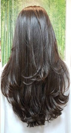 Long Dark Brown Hair, Haircuts For Medium Hair, Long Layered Hair