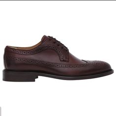 A Pair Of Quality Brogues Is A Staple For Any Gent's Wardrobe, The Ash From Reiss Fits The Bill Perfectly. Finely Crafted In Italy From Pure Leather, These Luxurious Shoes Feature Classic Brogue Detailing As Well As A Rounded Toe, Lace-Up Fastening And Contrast Stack Heel. Wear With Your Weekday Ensembles For A Sartorial, Polished Style. Never Worn. Minor Scuffs From Storage In Shoe Shelving. Some Discoloration On Sole From Cleaning Off Price Sticker But Otherwise In Excellent Shape. Classic Wingtip Lace-up Shoes With Removable Insole, Elegant Leather Oxford Shoes With Perforated Toe Box, Elegant Leather Wingtip Shoes With Perforated Toe Box, Elegant Leather Wingtip Shoes With Perforated Toe, Elegant Wingtip Leather Shoes With Perforated Toe Box, Classic Dress Shoes With Textured Sole And Pointed Toe, Elegant Oxford Dress Shoes With Textured Sole, Elegant Pointed Toe Lace-up Shoes With Perforated Toe Box, Elegant Dress Shoes With Perforated Toe Box For Derby