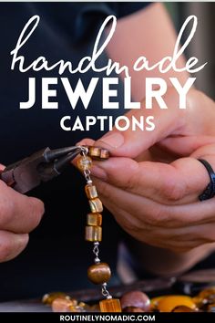 Find the best handmade jewelry captions for Instagram that are cute, funny or short. Handmade Jewelry Quotes, Sparkling Aesthetic, Earrings Quotes, Elizabeth Taylor Jewelry, Funny Jewelry, Marketing Inspiration, Selfie Captions, Jewelry Quotes