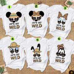 Family Disney Shirts Animal Kingdom, Animal Kingdom Disney Shirts, Animal Kingdom Family Outfits, Animal Kingdom Shirts Family, Disney Animal Kingdom Outfit, Animal Kingdom Outfit, Theme Park Outfits, Animal Kingdom Shirts, Mickey Safari