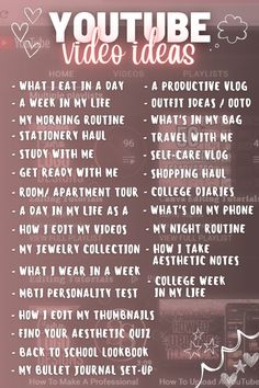 Health and WellnessTips to Transform Your Daily Routine Short and Effective Exercise Recommendations Energy-Boosting Foods and Meal Recipes Mind and Body BalanceMeditation and Yoga Fashion and... How To Choose A Youtube Channel Name, February Youtube Video Ideas, Youtube Video Ideas For Couples, Beginner Streaming Setup, Couple Youtube Channel Ideas, Youtube Channel Ideas Without Face, Youtube Set Up