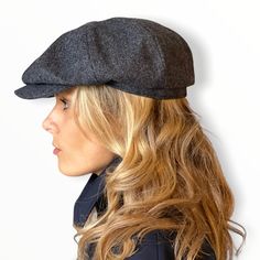 Hand-made hat in charcoal Donegal-style lambswool, Albert’s Smoke is a modern take on the Bakerboy flat cap featuring a distinctive headband round the back and a stud button in the peak.100% Merino LambswoolMaster Hatter to Savile Row, St James's and the Peaky Blinders, Mister Miller is now flying solo.With a career spanning 3 decades, hand-making the best of Britain's hats with the finest materials for him, her, them. There are bespoke and monogramming services to boot, and something to crown e Classic Wool Flat Cap Beret, Fitted Wool Flat Cap, Classic Wool Beret With Short Brim, Classic Wool Beret With Curved Brim, Classic Winter Six-panel Beret, Classic Six-panel Winter Beret, Fitted Six-panel Winter Hat, Fitted Winter Six-panel Hats, Classic Wool Brimmed Beret