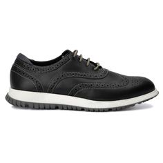 The Wilder shoe combines the comfort of a sneaker with the elegance of a dress shoe. It features intricate brogue detailing, a classic wingtip design, and a lace-up style for a secure fit. Perfect for any occasion, the Wilder shoe ensures you stay stylish and comfortable throughout the day. Whether at work or a special event, step up your fashion game with this versatile and sophisticated footwear. Embrace the best of both worlds with the Wilder shoe. Casual Wingtip Lace-up Shoes With Contrast Sole, Casual Lace-up Wingtip Shoes With Contrast Sole, Black Wingtip Lace-up Shoes With Perforated Toe Box, Casual Low-top Oxfords For Streetwear, Black Low-top Oxfords With Contrast Sole, Black Low-top Oxford Lace-up Shoes, Black Low-top Lace-up Shoes, Casual Low-top Oxfords With Brogue Detailing, Black Lace-up Golf Shoes With Rubber Sole