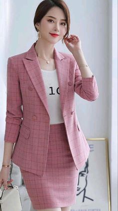 Office Wear Outfit, Womens Dress Coats, Casual Office Wear, Office Dresses For Women, Stylish Suit, Shirts Design