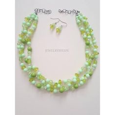 Hey, I found this really awesome Etsy listing at https://www.etsy.com/listing/682643643/mint-green-necklace-crystal-statement Lime Green Necklace, Mint Green Necklace, Spring Summer Wedding, Multi Strand Beaded Necklace, Crystal Statement Necklace, Necklace Chunky, Summer Necklace, Pink Necklace, Necklace Crystal