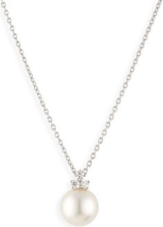 Mikimoto Classic White South Sea Cultured Pearl Pendant Necklace | Nordstrom Mikimoto Jewelry, Diamond Top, White Gold Chains, Sea Pearl, South Seas, South Sea Pearls, Sea Pearls, Pearl Pendant Necklace, Jewelry Necklace