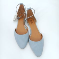 Please Look At The Photos For The Measurements. It Will Be Shipped The Next Day After Your Order. As91 Size: Womens 9m Condition: New With Tags Blue Wedding Flats, Black Dress Flats, Cognac Flats, Casual Wedding Shoes, Pointy Flats, Ballerina Style, Blue Corset, Strappy Sandals Flat, Closed Toe Sandals