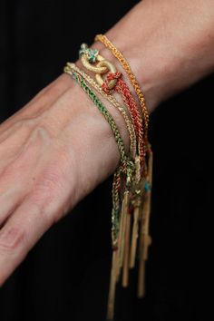 Lucky Dream Bracelet - Squash Blossom Vail Silk Jewelry Ideas, Dream Bracelet, Silk Jewelry, Lucky Bracelet, Magical Jewelry, Squash Blossom, Mode Ootd