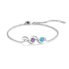 PRICES MAY VARY. ❤【Custom Birthstone For Women】❤ The custom women's birthstones bracelets are made of high quality simulated birthstone that are adjustable. You can custom 2 to 5 family member's names on the birthstone bracelet and choose the birthstone represents their birth month. Personalized birthstone bracelet is a memorial gift for mom, daughter and grandma. ❤【Personalized Name Bracelet For Mom】❤ Are you finding a unique jewelry gift for great mom? Thi custom name bracelets are best choice Anniversary Birthstone Name Bracelet, Personalized Adjustable Crystal Bracelet For Anniversary, Adjustable Crystal Bracelet For Anniversary On Mother's Day, Mother's Day Adjustable Birthstone Crystal Bracelet, Adjustable Birthstone Crystal Bracelet For Mother's Day, Adjustable Silver Crystal Bracelet For Mother's Day, Adjustable Silver Crystal Bracelet With Birthstone, Adjustable Silver Birthstone Crystal Bracelet, Mother's Day Birthstone Crystal Bracelet