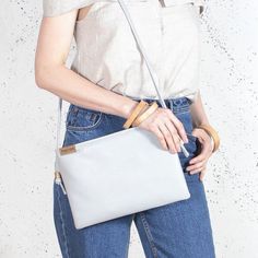 Nodo bag Clutch bag light grey vegan leather bag faux leather purse handbag strap pocket zipped wedd Gifts For Friend, Boho Crossbody Bag, Ancient Japan, Vegan Purses, Faux Leather Purse, Oversized Bag, Vegan Leather Bag, Bag Light, Handbag Straps