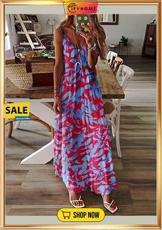 Women's Long Dress Maxi Dress Casual Dress Summer Dress Slip Dress Floral Tie Dye Casual Modern Outdoor Daily Holiday Print Sleeveless Strap Dress Loose Fit Pink Red Blue Spring Summer S M L Xl Xxl Casual Red A-line Maxi Dress, Red Bohemian Sleeveless V-neck Dress, Red Bohemian Sleeveless Dress With Floral Print, Red Sleeveless Dress For Summer Vacation, Red A-line Sundress For Vacation, Red Bohemian Sleeveless Maxi Dress, Red A-line Sleeveless Dress For Vacation, Casual Red Sleeveless Maxi Dress, Casual Red A-line Sleeveless Dress