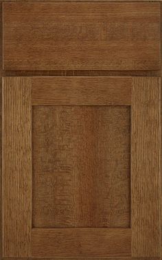 a close up view of the back side of a cabinet door with wood grains