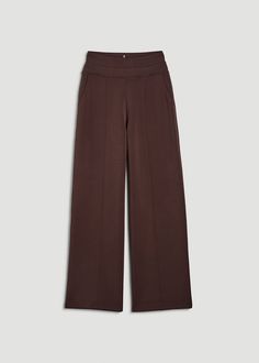 About Our Wide Leg Ultra High Rise Pant Comfort and style combine on these effortlessly chic pants for tall women. Designed with an ultra-high rise that's extra flattering, they have a modern wide leg with front seam details to highlight your long legs. We've made these tall women's pants specifically for your height, with a full length leg and inseam that's actually long enough. The tri-blend fabric is naturally wrinkle-resistant, and ready for a day of running errands or lounging at home. Two High Waist Wide Leg Pants For Elevated Casual Fall, High Waist Wide Leg Pants For Fall, Versatile Wide Leg High Waist Pants For Elevated Casual, Elevated Casual Wide Leg Bottoms, Fall High-waisted Wide Leg Pants For Elevated Casual, Chic Full-length Bottoms With Seam Detailing, Chic Full Length Bottoms With Seam Detailing, Elevated Casual Wide Leg Bottoms For Fall, Elevated Casual High Waist Wide Leg Pants