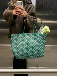 Sneakerland - GOD Bags - 220 - Sneakerland1 – fashionupstore1 Green Goyard Tote, Green Goyard, Goyard Paris, Goyard Tote, Edgy Accessories, Goyard Bag, Big Promotion, Lv Handbags, Bottega Veneta Shoulder Bag