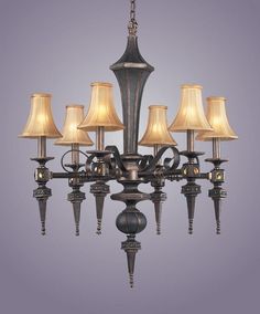 ELK Home - 2220/6 - Six Light Chandelier - Tower of London - Brown Rustic Candelabra Chandelier Table Lamp, The Tower Of London, Holiday Savings, Elk Lighting, Tower Of London, Vaulted Ceiling, The Tower, Light Chandelier, Dimmer Switch