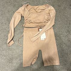 New With Tags Stretchy, Size M-L But Fits More Like A Medium Zara Two Piece Set, White Wrap Top, Cheetah Print Shirts, Zara Tank Top, Brown Sweatshirt, Mock Neck Blouse, Pink Fits, Zara Shirt, Short Sleeve Cropped Top