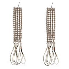 measures(inch) : 3 Glamorous Long Drop Metal Earrings, Elegant Long Drop Crystal Earrings, Glamorous Silver Linear Metal Earrings, Party Bridal Dangle Earrings With Beads, Elegant Metal Crystal Earrings With Dangling Beads, Glamorous Metal Dangle Linear Earrings, Silver Crystal Chandelier Earrings With Dangling Beads, Elegant Long Drop Chandelier Earrings With Dangling Charms, Elegant Party Jewelry With Dangling Charms