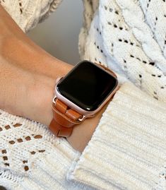 Apple Watch Bracelet, Apple Watch Leather Strap, Genuine Leather Bracelet, Leather Wristbands