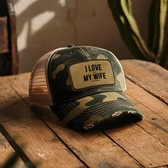 ❤️ Show Your Love in Style with Our Funny Husband Cap! ❤️ Looking for a unique and trendy gift for the special man in your life? Our "I Love My Wife" hat is the perfect blend of humor and romance. This custom dad hat is ideal for any occasion - whether it's a birthday, anniversary, or just because! ✨ **Key Features - 📌 **Funny & Romantic A playful way to express love and appreciation. - 🎨 **Customizable Make it truly unique by adding a personal touch. - 🌟 **Trendy Design This cool dad hat is stylish and versatile. - 🎁 **Perfect Gift A unique gift idea for husbands, dads, or any special guy. - 🧢 **Comfortable Fit Designed to provide comfort all day long. 🔍 **Materials & Quality Crafted from high-quality cotton, this cap is both durable and comfortable. The embroidery is meticulously d Cool Dad Hats, Mens Cap, Funny Husband, Love My Wife, Hat Custom, Husband Humor, I Love My Wife, Romantic Gift, Trendy Gift