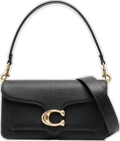 Coach Tabby 26, Coach Tabby, Shoulder Bag Black, Signature Logo, Pebbled Leather, Classic Black, Calf Leather, Fashion Branding, Shoulder Bag