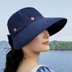 Women's Summer Sun Protection Fashion Outdoor Sunhat Peaked Cap Size: one size.  Color: Blue.  Gender: unisex.  Age Group: adult. Fashion Hats For Women, Girl Baseball Cap, Womens Beach Hat, Womens Visor, Knit Hat For Men, Caps For Men, Fashion Cap, Wide Brim Sun Hat, Summer Sun Hat