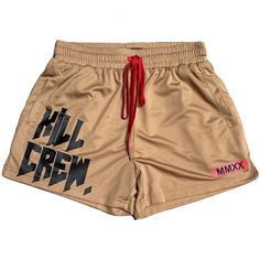 MUAY THAI SHORTS (MID THIGH CUT) - SAND - Kill Crew Kill Crew, Wax Tips, Muay Thai Shorts, Bermuda Jeans, Fall Wear, Polyester Pants, Mens Fashion Casual Outfits, Gym Fit, Gym Shorts