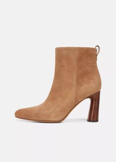 Hillside Suede Ankle Boot in Shoes | Vince Baby Clothes Sale, Luxury Heels, Timeless Shoes, Trending Boots, Shoes Luxury, Suede Sandals, Footwear Design Women, Suede Ankle Boots, Shoes Booties