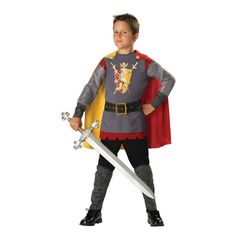 Halloween Boys Costume Medieval Knight Costume Knight In Shining Armor 5 Pc Loyal Knight Costume Includes: Shirt With Metallic Mesh Sleeves, Tunic With Attached Cape, Belt, Pants, Shin Guards (2) Size: Boy's M (8) Brand: In Character Costumes Condition: Nwt, Never Been Used. However, The Belt Will Have Some Visible Imperfections As Shown In The Video. Recommended For Ages 4 Yrs & Up. Style: Crewneck, Pull On Style, Pretend Play, Cosplay, Dress Up Please Reference Pics/Video For Item Condition, M Knight Costume For Kids, Fantasia Diy, Knight Halloween Costume, Medieval Knight Costume, Costume Chevalier, Knight Halloween, Roman Warriors, Knight Costume, Medieval Costume